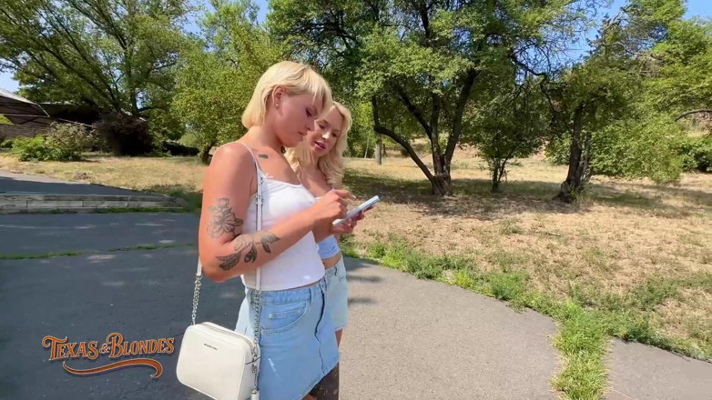 Texas and blondes: Mr. Texas Gets Park Blowjob Before Apartment Threesome Creampie!