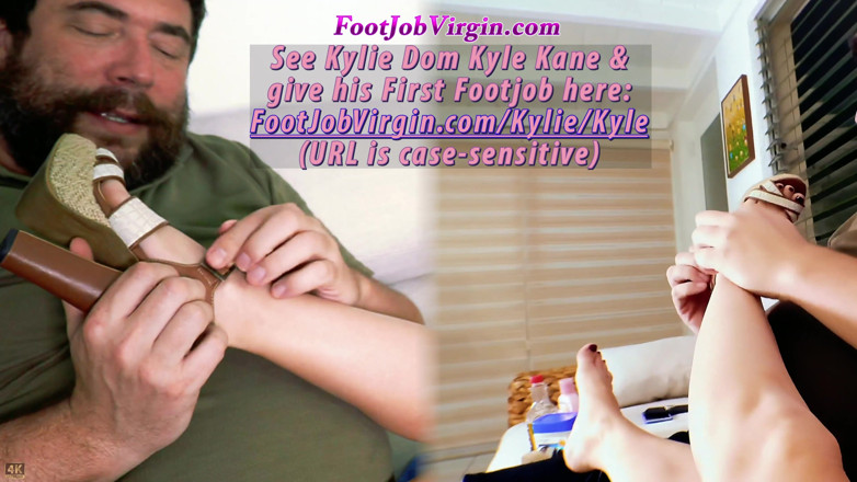 FootJobVirgin: Часть 2 из 4, фетиш-сессия поклонения крошечным размерам 3 фута с миниатюрной принцессой Kylie Rose, поклонение ступням и лизание подошв