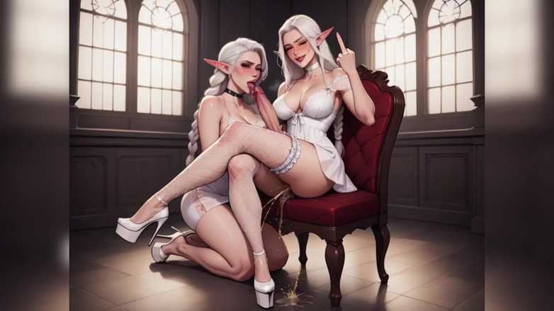 Shemale AI Porn: Solo Shemale kuk sperma