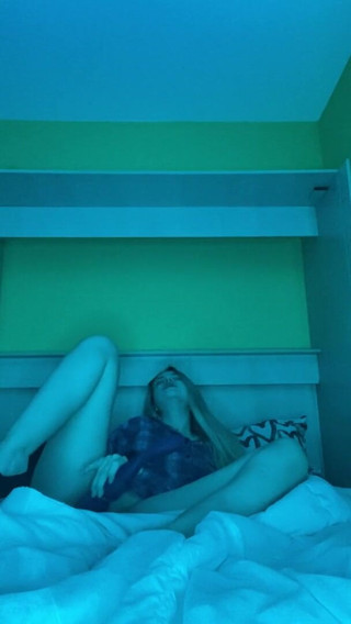 My bf cuckold: Morning masturbation alone at home with vibrator