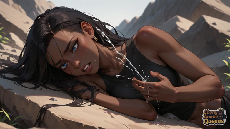 Ebony Anime Queens: Murzynka gorączka ogrzewa pustynię! najgorętsze porno XXX!