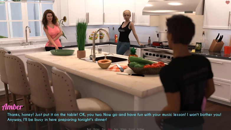 Visual Novels: Eine ehefrau und stiefmutter teil 45 - studentin bringt heiße MILF bei,...