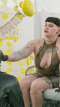Thirsty Gimp Has Foot Fetish Quenched by Ms Nacke