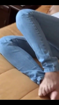 Full Masturbation of My Beautiful Sister-in-law While She Watches Me Jerk off
