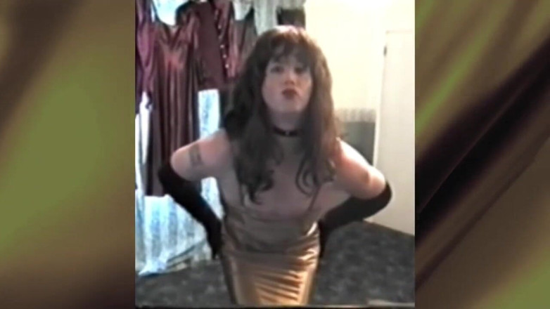 MoniqueSatinTv: Gold satin 01