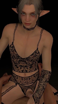 Hot Femboy Crossdresser Riding Dick Hard