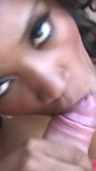 Ebony Kiki gets pounded in POV by Kane outdoor