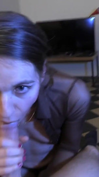 Actrofab Slapping Hard Submissive Whore Sucking His Big Cock