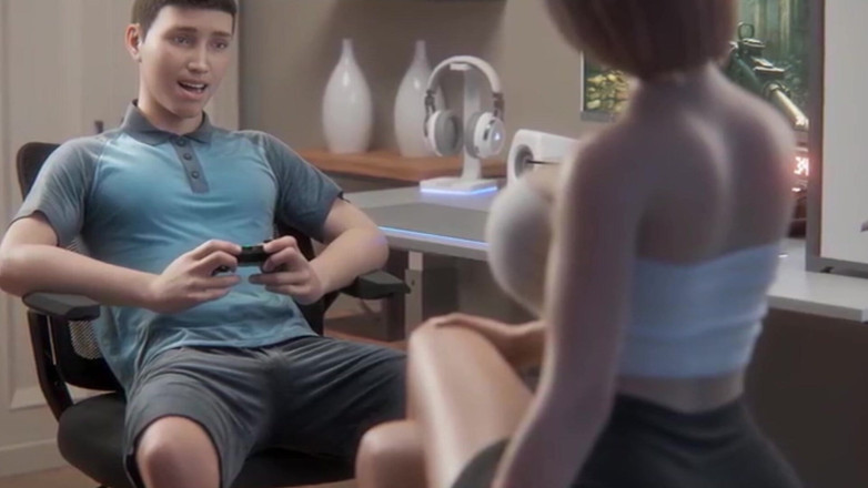 Hot sex game: Je baise ma belle-mère dans la salle de bain