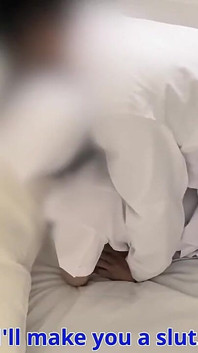 #123 야간 근무에서 의사와 섹스하는 신인 간호사, 환자 옆에서 즐거움을 참을 수 없었습니다.