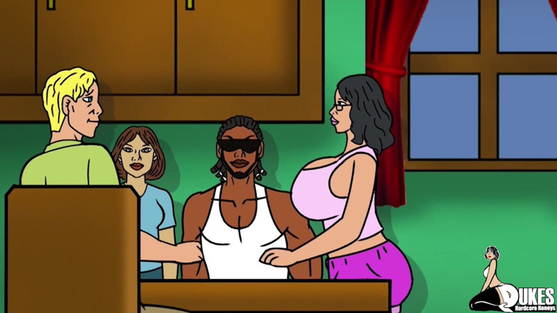 Dukes Hardcore Honeys: Mädchen auf mädchen nehmen BBC und lieben jeden zentimeter