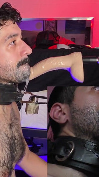 October 2026 Live -- Spit-soaked Ricky Cage Deepthroats Dick for an Hour!