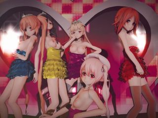 Mmd anime girls: Mmd R-18 Anime Girls Sexy Dancing (klip 25)