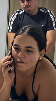 My Stepsister Walks Into My Hotel Room and Ends up in Hardcore Sex with Lots of Cum