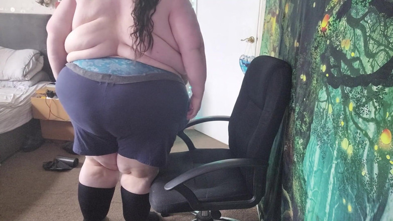 SSBBWLadyBrads: SBBW GRWM vêtements essaye après la douche, partie 1