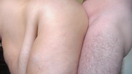 Sex hub couple: John is fucking Jen in doggy style in closeup