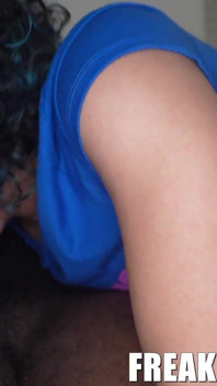 Curly Ricans Pussy Gets Pulverized