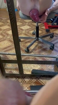 I'm Lying on My Back and Showing off My Anal Prolapse While No One Is Home