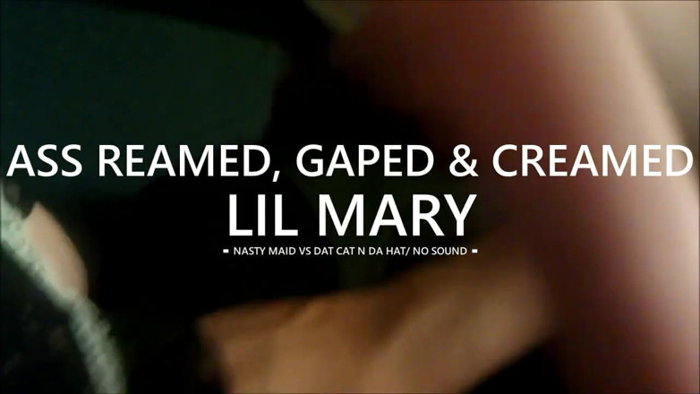 Poppiseed: Lil Mary Грязная горничная и смаченный кот и да-шляпа reamed, зияют и наполняют сливками