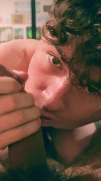 Süßer Twink emmanuel Kokichi bekommt sein gesicht von Camilo Browns großem schwanz gefickt und mit sperma bedeckt