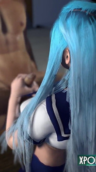 Formosa ragazza asiatica seghe e sborrate - 3D Hentai giapponese