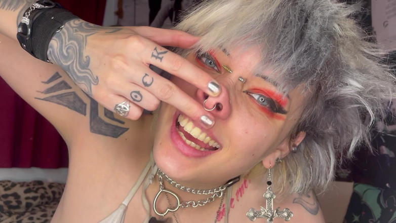 Glitterqueen1999: Ejaculare în nasul meu scroafă strâns! Instrucțiuni de masturbare - fetiș cu...
