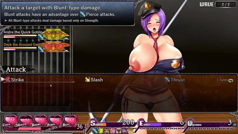 Cumming Gaming: Karrynの刑務所サイレントウォークスルー[RPG変態ゲーム] ep.1看守は角質のゴブリンがジャークオフするのを助けます