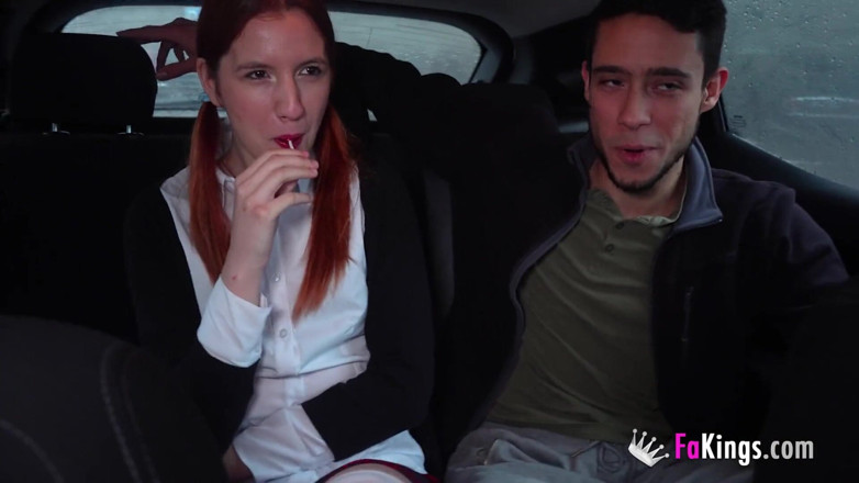 FAKings: 18 Years Old Astrid Ortiz Snacks a Giant Cock