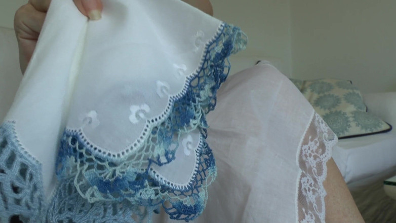 Lady Victoria Valente: Sniffing Vintage Handkerchief Scents and Ejaculating, Lady Victoria Valente