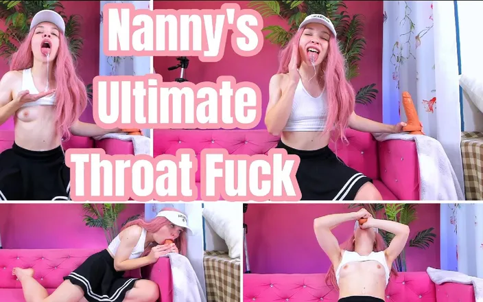 Kinky Passion: Nanny's Ultimate Deepthroat and Throat Fuck