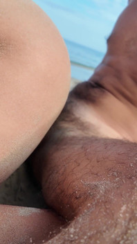 An Impudent Stranger Fucked a Hairy MILF Nudist