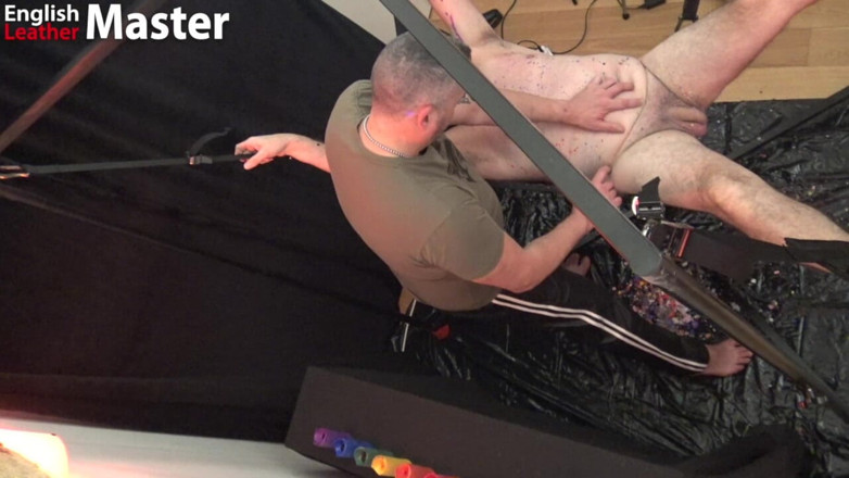 EnglishLeathermaster: Wax Play on My Partner