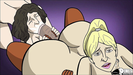 Dukes Hardcore Honeys: Bratr šuká 3 arabské milfky s velkým zadkem