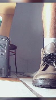 Ftsh -boots, Smoking, Socks, Foot, Sweaty, Oiled