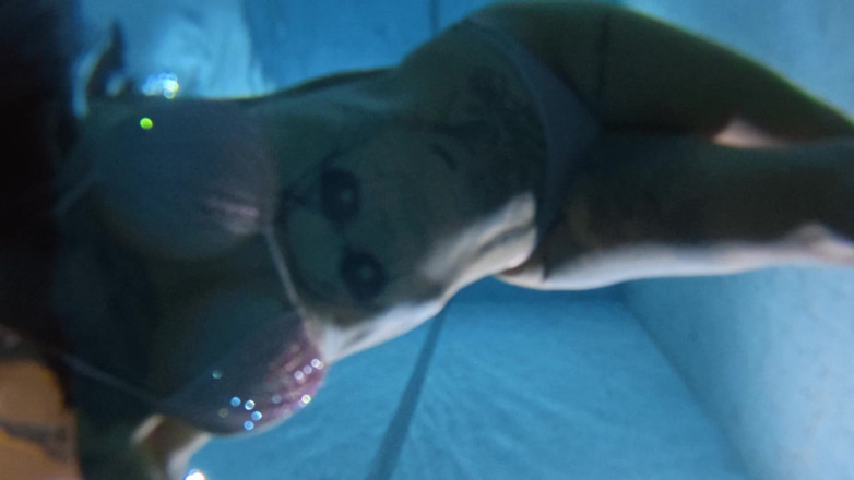 Skully inkson: Berenang di bawah air malam