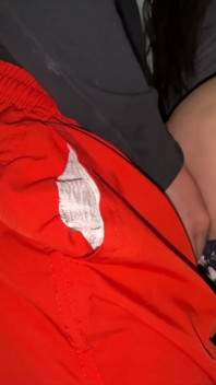 She Gets Her Panties Wet Touching a Stranger's Cock, and They Fuck Right There.