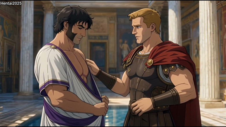 Hentai2025: Ai Generated Short Story Interracial Between Roman Soldier and Gladiator...