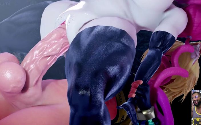 L6RD7BLU3 FUTA: Sert anime futa kel amcığını sikiyor ve dölleniyor, güzel Japon...