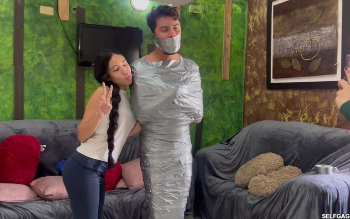 Selfgags femdom bondage: No Autographs, No Mercy: Cocky Celebrity Bound and Silenced by...