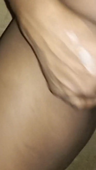 Nude Outdoors Peeing Rubbing My Shaved Black Pussy
