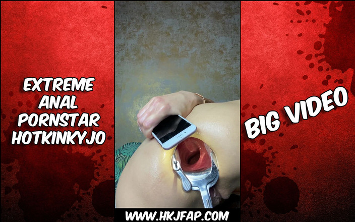 Hotkinkyjo: HKJFANS Amateur Style Films: 17.07.2021 Екстремально глибокий ділдо в XO Speculum, анальний відрив і пролапс від hotkinkyjo, велике відео