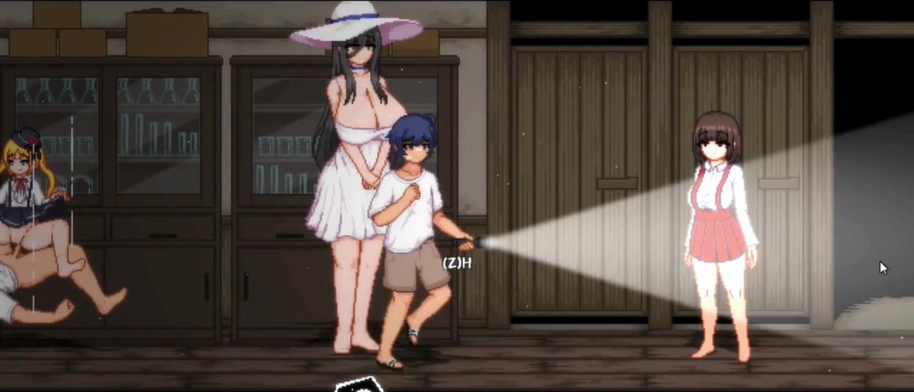 NSFWOtaku: Hentai oyunu - houkago no onigokko - okuldan sonra - hayalet kadınları sikiyor -...