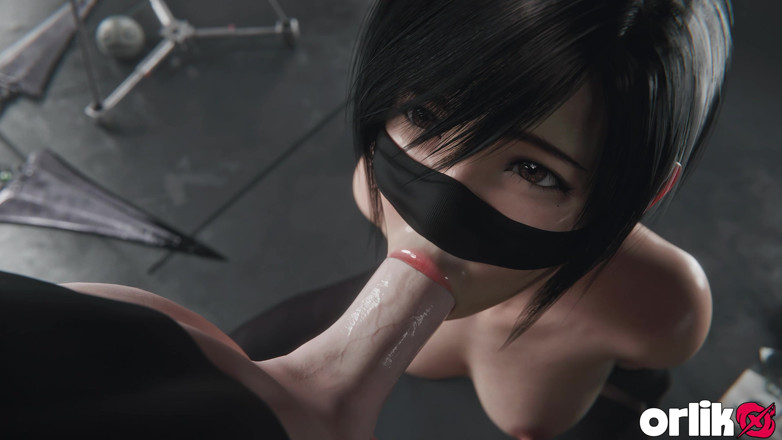 Orlikx: Yuffie final fantasy 7 - nasser, schlampiger blowjob-service [nur Mask Version 4K]