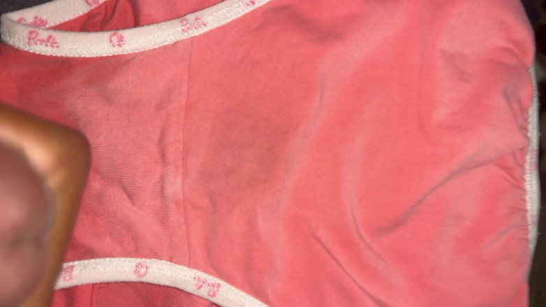 Cumlover35804: On my little stepsister's panties of chocolates and lot’s of...