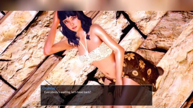 3DXXXTEEN2 Cartoon: Schwanzanbetung, ägyptischer stil. 3D-porno, cartoon-sex