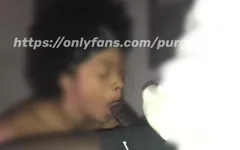 Pretty Little Redbone Sucking My Dick with Her Wet Mouth