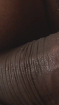 Ebony-skinned Dior Millian fucks black cock to enjoy cum