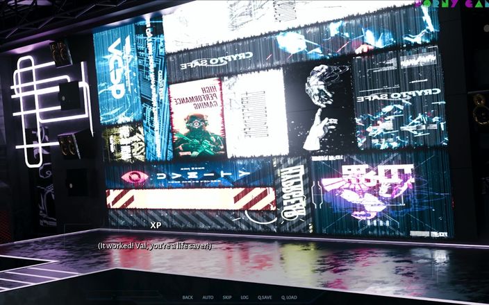 Porny Games: Rayuan cybernetic oleh 1thousand - bersenang-senang di klub malam (2)