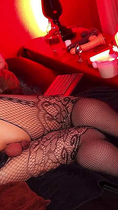 Destroying My Sissy Ass with a Black Massive Dildo thumbnail
