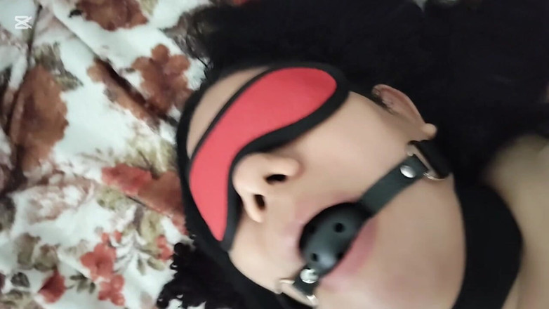 Valkyrieandluigy: Horny Mature Tied up and Fucked Masked